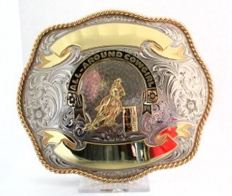 Tri-colored Rodeo Buckles